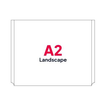 A2 Landscape Poster Pocket for Cable Displays