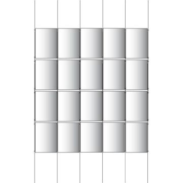 5x4 A4 Poster Holder Cable Display - Portrait